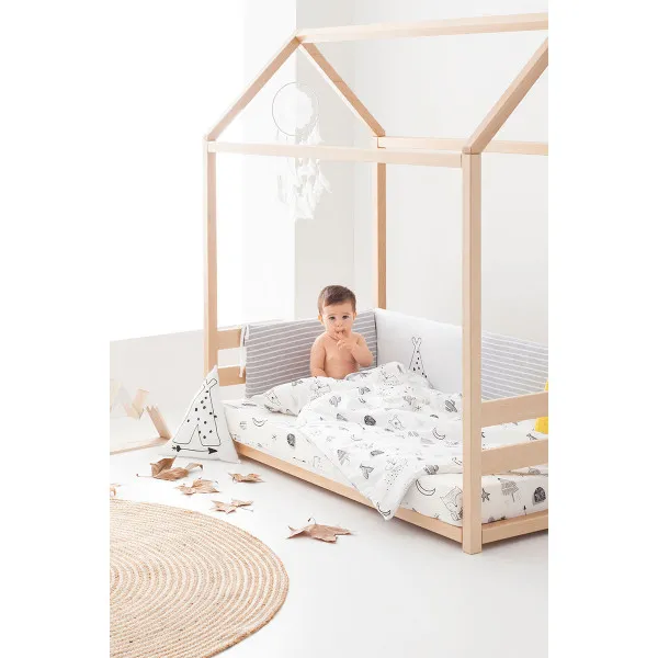 BimBidreams drveni ram za krevet Montessori, 70x140cm
