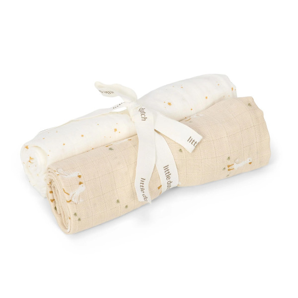 Little Dutch pelene muslin Little Goose, 70x70cm