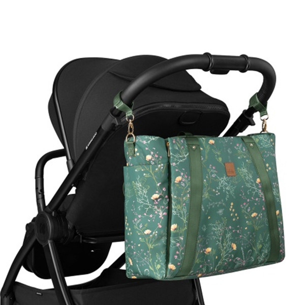 Kikka Boo torba za mame Florence  Secret Garden Green