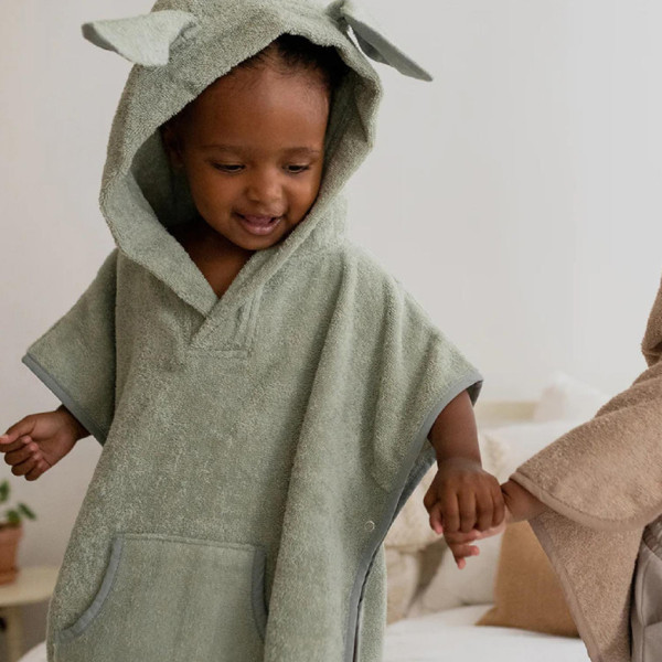 Bibs pončo Kangaroo Sage, 0-2g