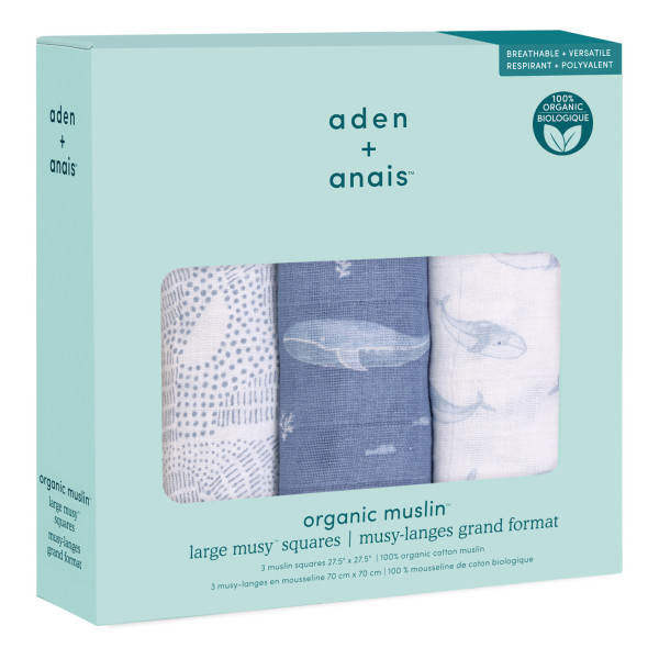 Aden and Anais tetra pelena 3/1, 70x70cm