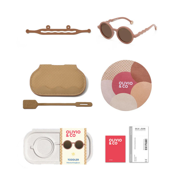 Olivio&Co naočare za sunce oval Chocolate 18-36m