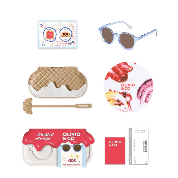 Olivio&Co naočare za sunce oval Bluberry 3-5g