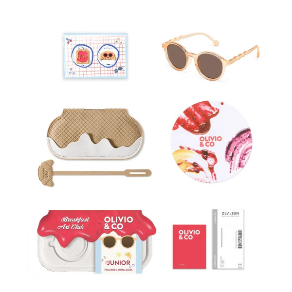 Olivio&Co naočare za sunce oval Apricot 5-12g