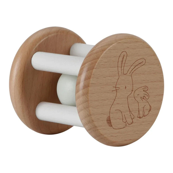 Little Dutch drveni valjak zvečka Bunny