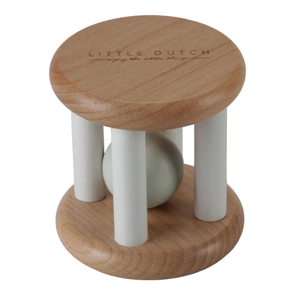 Little Dutch drveni valjak zvečka Bunny