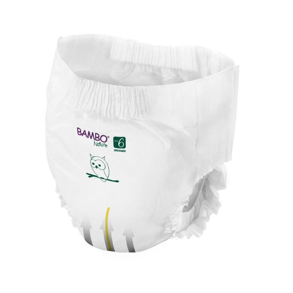 Bambo Nature Eco-friendly pelene gaćice 6 (18kg+), 18kom