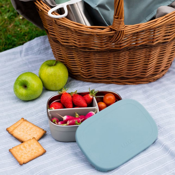 Beaba posuda od nerđajućeg čelika, Velvet Grey/Baltic Blue