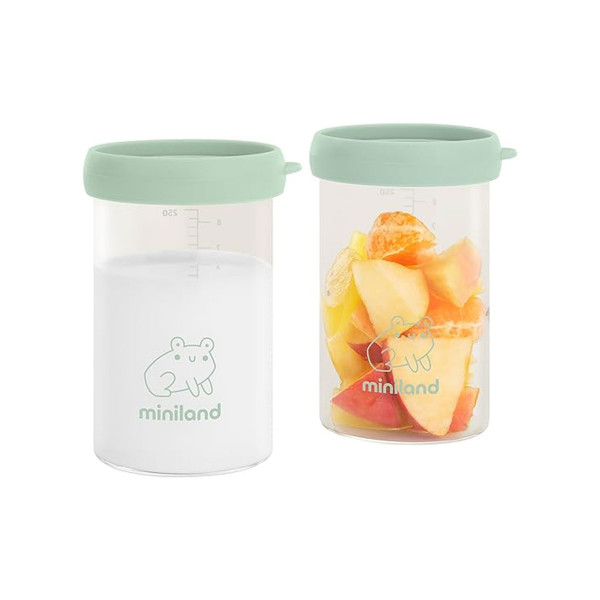 Miniland set staklenih posuda