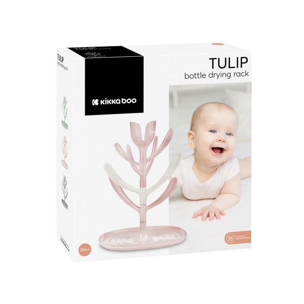 Kikka Boo stalak za sušenje flašica Tulip Pink