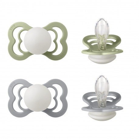 Bibs varalica Silicone Sage night & Cloud night, 6-18m