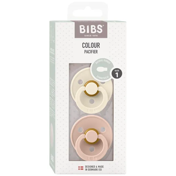Bibs varalica Symmetrical Ivory & Blush, 0-6m
