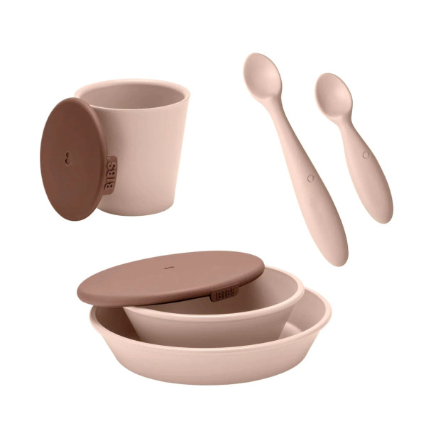 Bibs set za jelo Blush