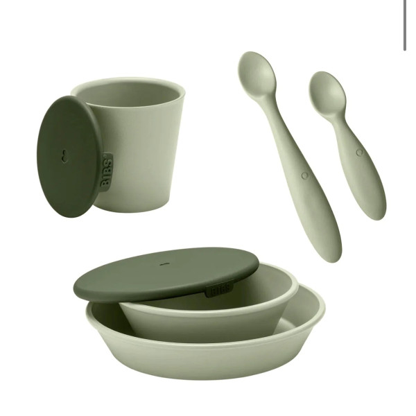 Bibs set za jelo Sage