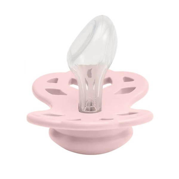 Bibs varalica silicone anatomial Blossom&D.Lilac, 6-18m